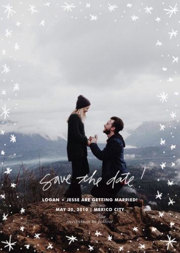 Among the Stars - Save the Date by Linda and Harriett