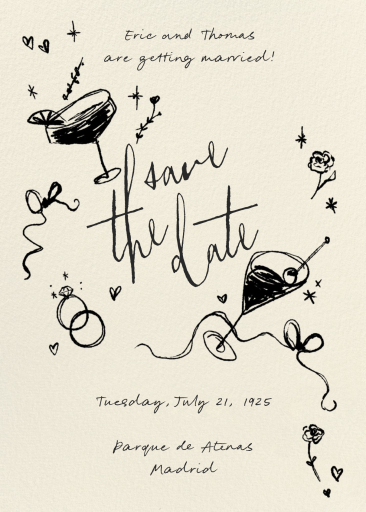 Forever Toast - Save the Date by Paperless Post