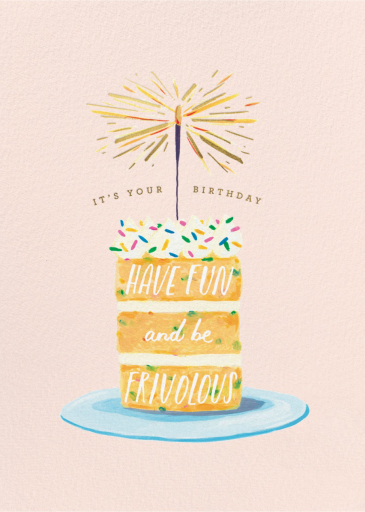 Be Frivolous - Business Greeting Card by 2021 Co.