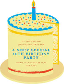 Birthday Cake by Paperless Post