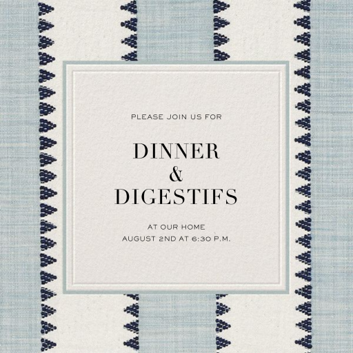 Updated Country - Dinner Party Invitation by Schumacher
