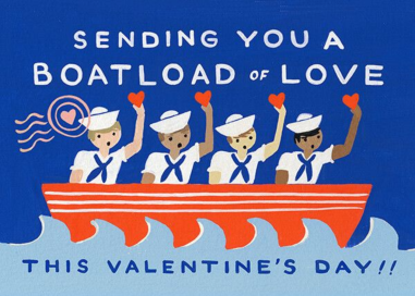 Boatload of Love - Valentine's Day Card by Rifle Paper Co.