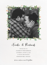 Miss Potter Photo - Wedding Invitation by Mr. Boddington's Studio