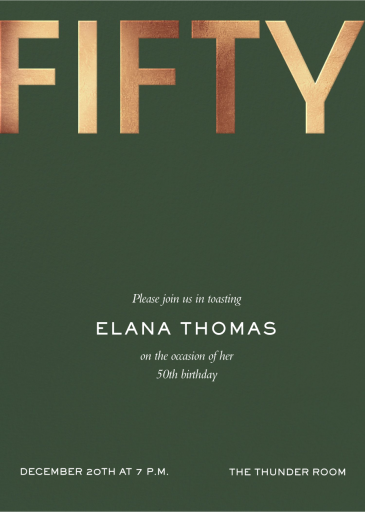 Golden Age - Invitation by Paperless Post