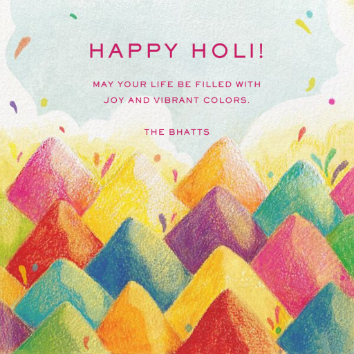 Abir - Holi Card by Paperless Post