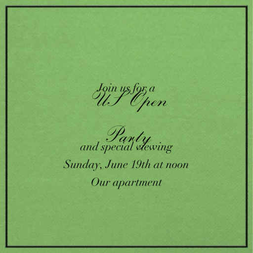 Golf Ball - Invitation by Paperless Post - Back