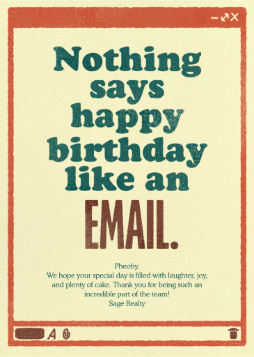 You've Got Mail - Business Greeting Card by Derek Blasberg
