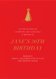 Red - Birthday Invitation by Paperless Post