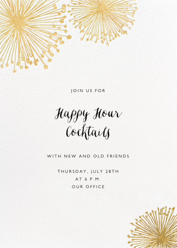 Dandelion - Happy Hour Invitation by Paperless Post