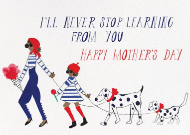 French Mommy - Greeting Card by Mr. Boddington's Studio