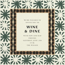 Tile Art - Party Invitation by Jungalow