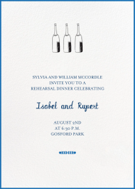 Bubbly for All - Rehearsal Dinner Invitation by Mr. Boddington's Studio