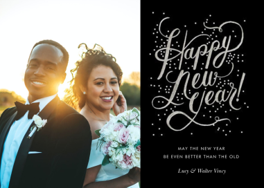 Shimmering New Year (Photo) - Greeting Card by Rifle Paper Co.