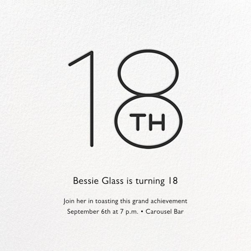 Decade - Quinceañera Invitation by Paperless Post