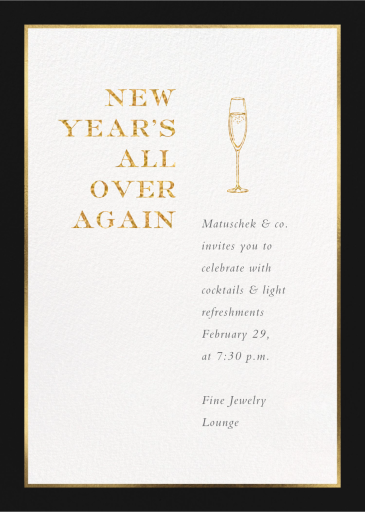 Oro (Tall) - Corporate Reception Invitation by Paperless Post