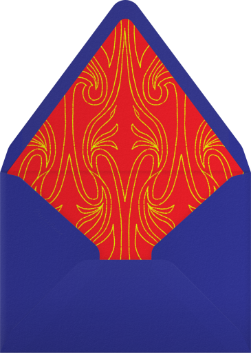 Psychedelic Party - Paperless Post Envelope
