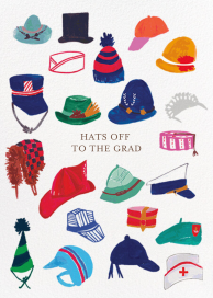 Hats Off (Mr. Boddington's Studio) - Greeting Card by Mr. Boddington's Studio