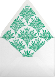 Fanned Frond (Invitation) - Carolina Herrera Envelope