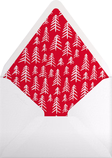 Pine Mantel (Greeting) - Linda and Harriett Envelope