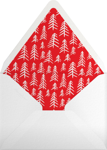 Pine Mantel (Greeting) - Linda and Harriett Envelope