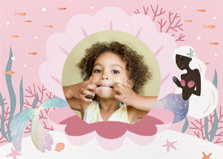 Mermaid Cove Photo - Birthday Invitation by Paperless Post