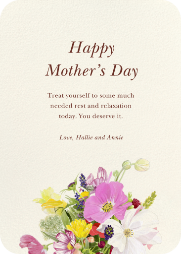 Budding Bouquet - Mother's Day Card by Felix Doolittle