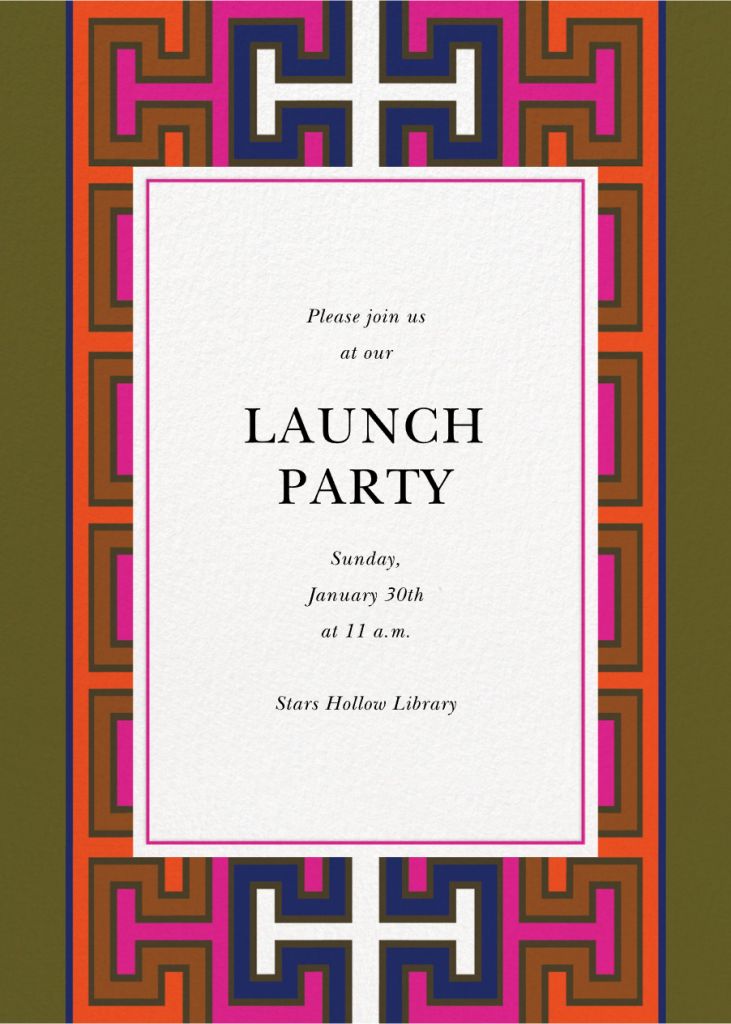 Labyrinth Invitation