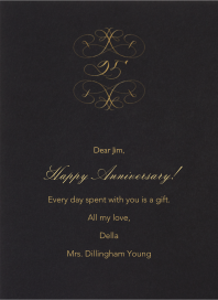 Numbers - Anniversary Card by Bernard Maisner