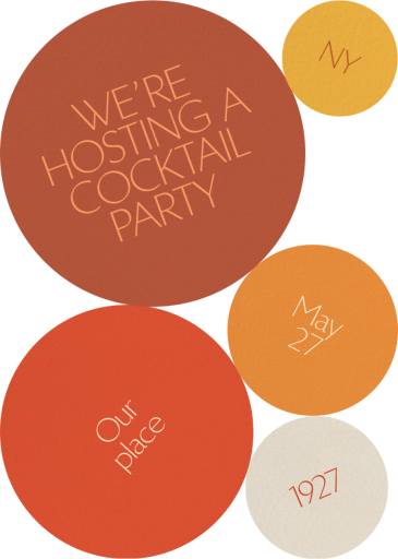 Circular Fusion - Party Invitation by Both