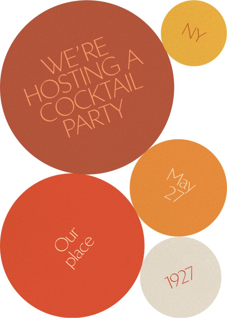 Circular Fusion Invitation
