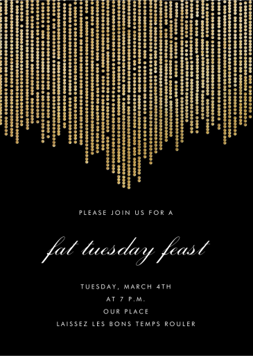 Josephine Baker - Mardi Gras Invitation by Paperless Post