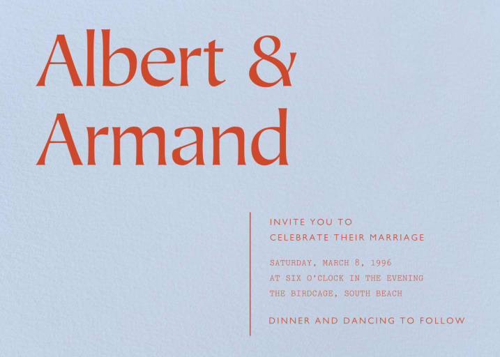 Hudson - Wedding Invitation by Paperless Post