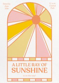 Ray of Sunshine - Baby Shower Invitation by Paperless Post