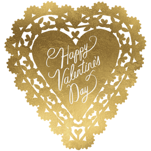 Valentine’s Day Doily (Double-sided) - Valentine's Day Card by Rifle Paper Co.