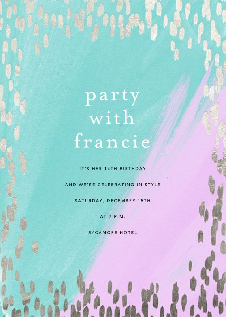 Dappled Invitation