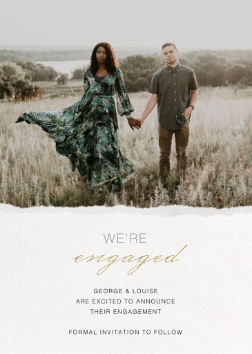 Torn Edge (Photo) by Paperless Post