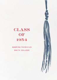 KSNY Tassel - Graduation Announcement by kate spade new york