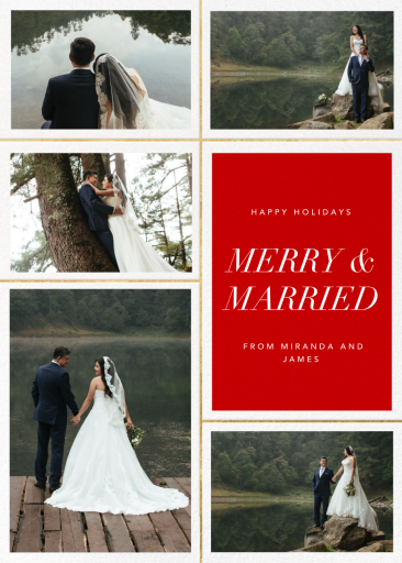 Quint - Holiday Card by Paperless Post