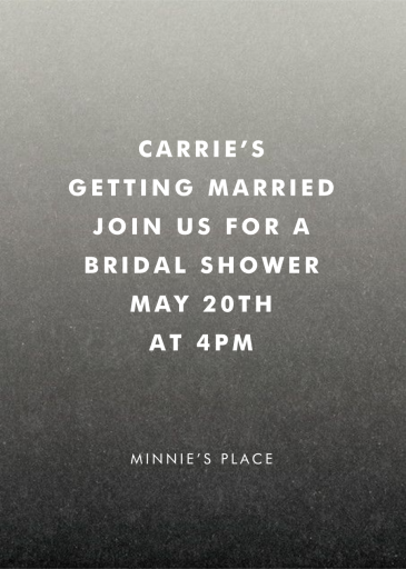 Gradient Full - Bridal Shower Invitation by Paperless Post