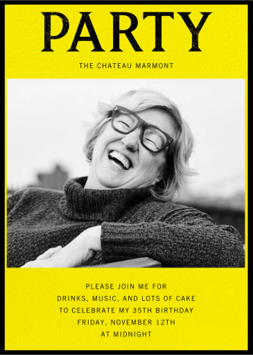 Party Program - Birthday Invitation by Paperless Post