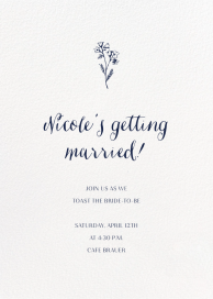 Ivory Plain - Bridal Shower Invitation by Paperless Post