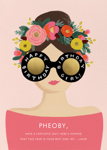 Queen for a Day - Birthday Card by Rifle Paper Co.
