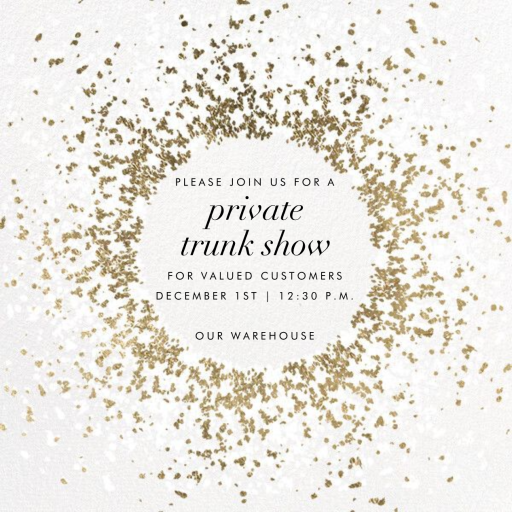 Frosted - Business Event Invitation by Kelly Wearstler
