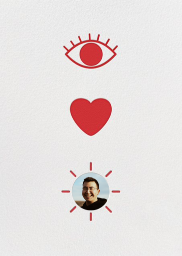 Eye Heart You - Valentine's Day Card by Paperless Post