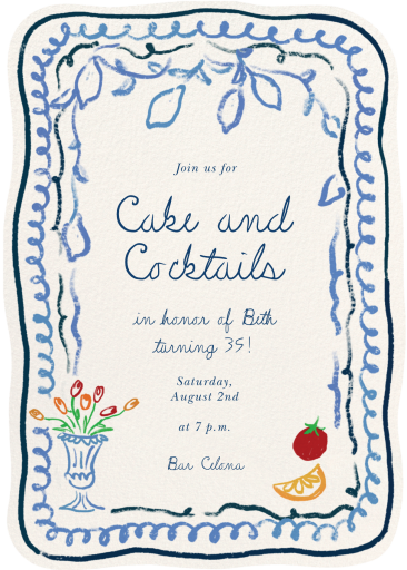 Ceramic Edge - Invitation by Ten Story Stationery