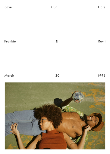 Take Up Space - Save the Date by Goods Gang