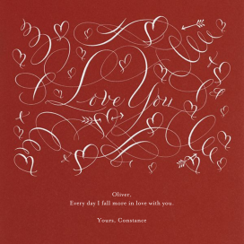 Love You - Love and Romance Card by Bernard Maisner