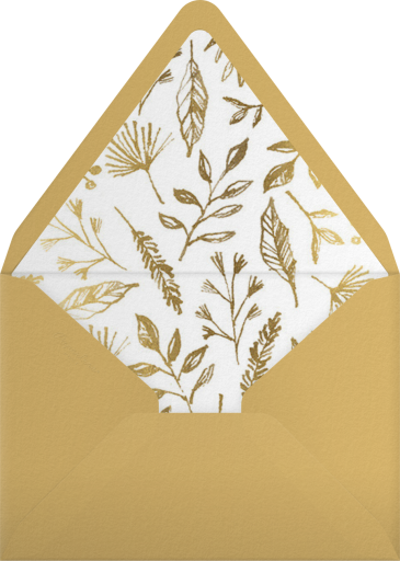 Watercolor Turkey - Paperless Post Envelope