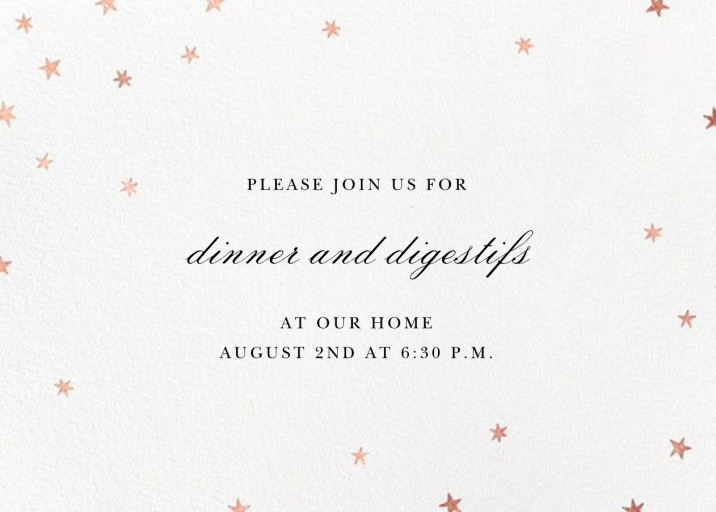 Nightly (Tall) - Cocktail Party Invitation by Paperless Post