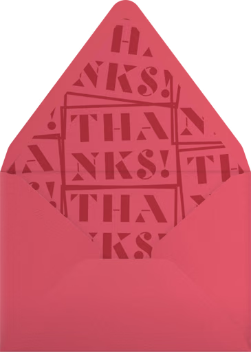 Thank You Stamp - Paperless Post Envelope